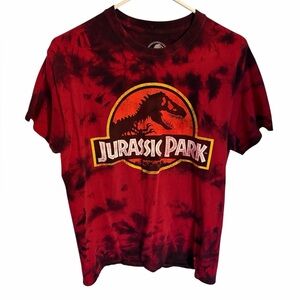 Jurassic Park Tie Dye Tee, Men’s Size Medium NWOT